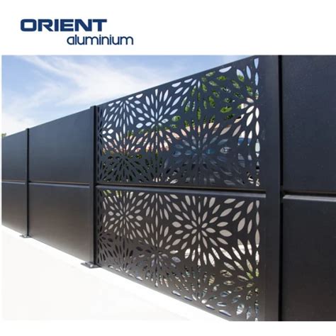 Outdoor Decorative Aluminum Laser Cut Panels Powder Coated Laser Cut Metal Screens Aluminum