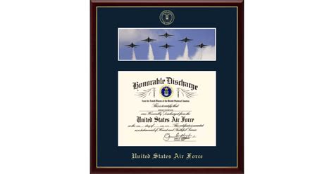 US Air Force Photo and Honorable Discharge Certificate Frame - Jets in ...