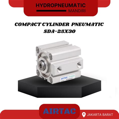 Jual Compact Cylinder Pneumatic Sda 25x30 Drat Dalam Shopee Indonesia