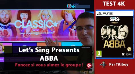 TEST 4K REVIEW Let S Sing Presents ABBA Sur Switch PS5 XBOX SWITCH