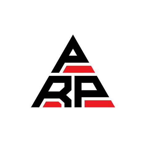 Diseño De Logotipo De Letra De Triángulo Prp Con Forma De Triángulo