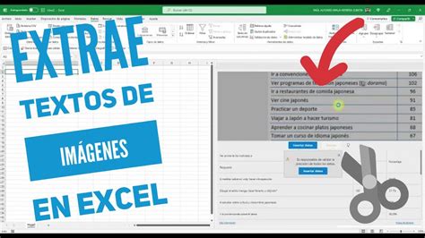 Extraer Datos De Una Imagen En Excel YouTube