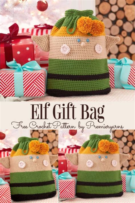 Christmas Gift Bag Free Crochet Patterns Diy Magazine Elves Gift