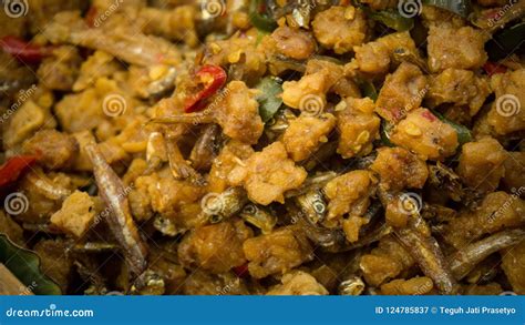 Tempeh Sweet Soy Sauce with Green Chili or Orek Tempe and Salted Fish ...