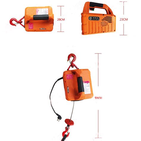 Guincho elétrico portátil 220v guincho controle remoto sem fio