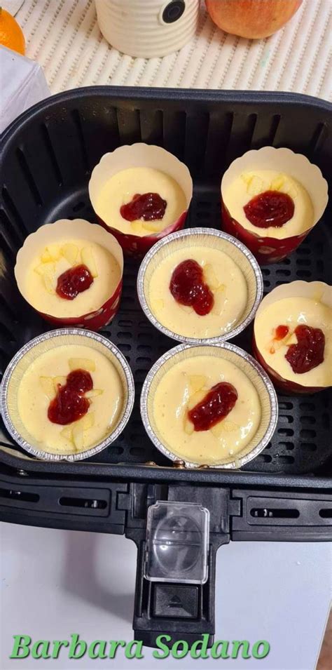 Muffin Alle Mele Con Cuore Di Marmellata In Friggitrice Ad Aria