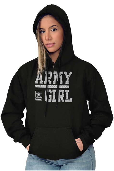 Us Army Girl United States Military Forces Women Long Sleeve Hoodie