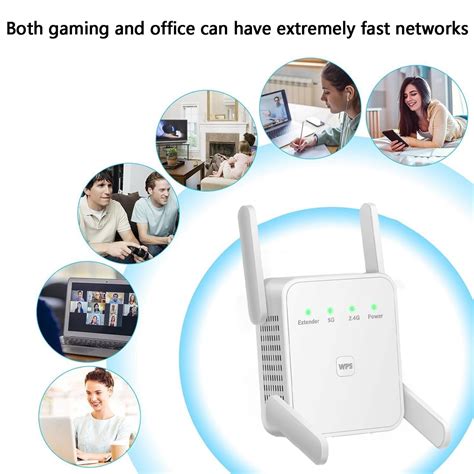 Your WiFi Signal Range With Our 1200M Band 5G WiFi Repeater Say