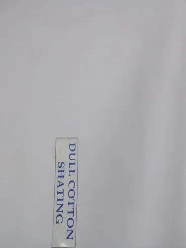 White Plain Polyester Fabrics Dull Cotton Shatin GSM 100 150 GSM At