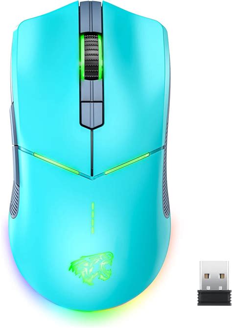 Uiosmuph U26 Souris Gamer Sans Fil RGB Mode Triple Wired 2 4G