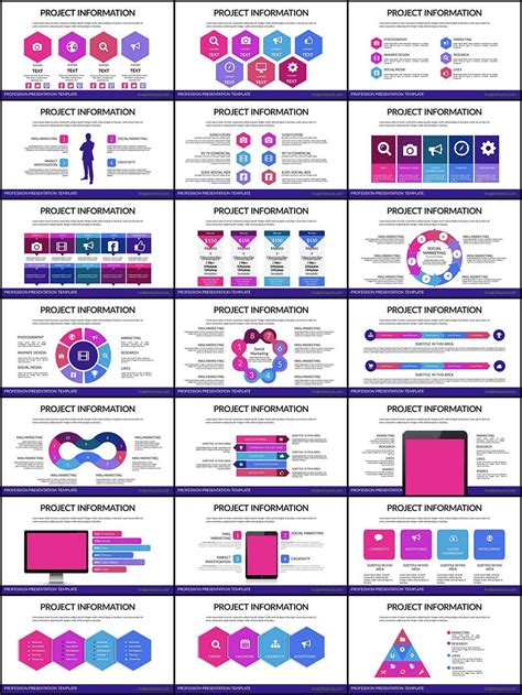 Project information powerpoint charts – Artofit