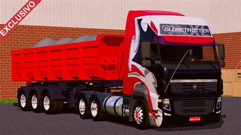 Skin Volvo FH Grafitado na Caçamba QUALIFICADO EXCLUSIVO Skins