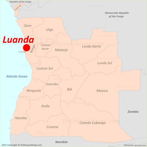 Luanda Map | Angola | Maps of Luanda