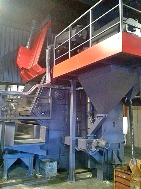 Steel Belt Tumble Blast Machine Gostol Tst