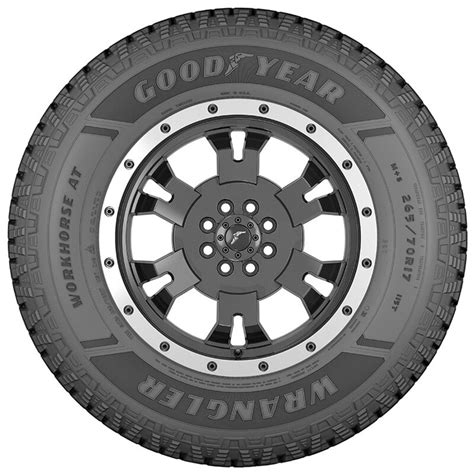 Goodyear Wrangler Workhorse At Lt Black Sidewall Tire Lt24570r17