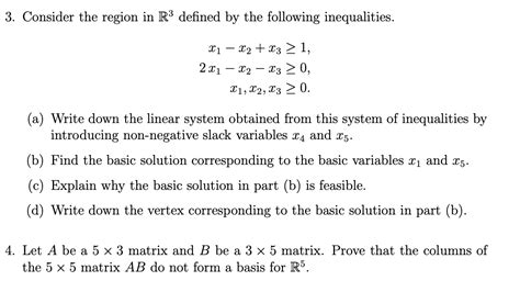 Solved 1 A Let A Be An N Xn Matrix Such That A4 0 I