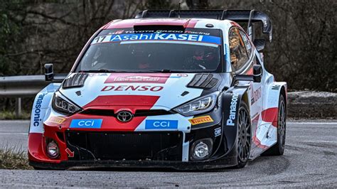 Rallye Monte Carlo Sébastien Ogier Toyota conclut la journée en