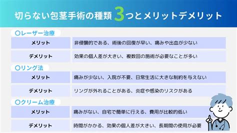 切らない包茎手術を考えている方必見メリットデメリットと選び方健達ねっと