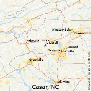 Casar,North Carolina Map