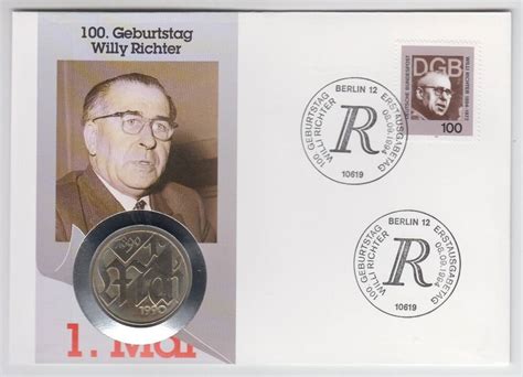 1984 1994 Deutschland Leipzig Numisbrief mit 10 Mark DDR Münze siehe