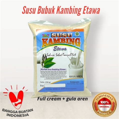 Jual Susu Bubuk Kambing Etawa Full Cream Tanpa Gula 1000gram1kg