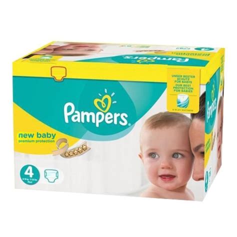 Pampers Taille 4 maxi giga pack 370 couches bébé premium protection