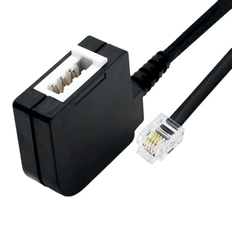 BIGtec Adaptateur TAE TAE F femelle vers RJ11 RJ14 6P4C Câble