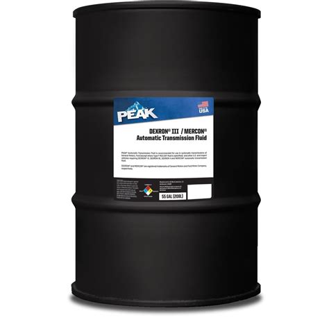 Peak Dexron Iiimercon Automatic Transmission Fluid 55 Gal