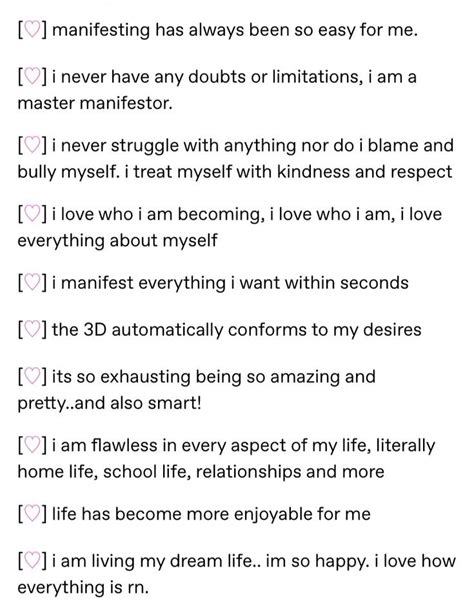 Self Concept Affs In 2022 Positive Self Affirmations Manifestation