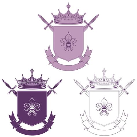 Premium Vector | Illustration medieval coat of arms