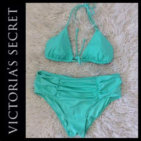 Victoria S Secret Swim Nwot Vs High Waist Triangle Bikini Set Poshmark