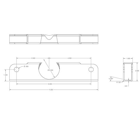 LH Axle Bracket Sprint Asphalt Hepfner Racing Products