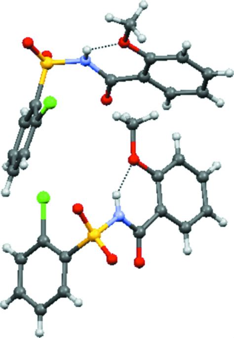 Formation Of Intramolecular N—h···o Hydrogen Bonds Dashed Lines Download Scientific Diagram