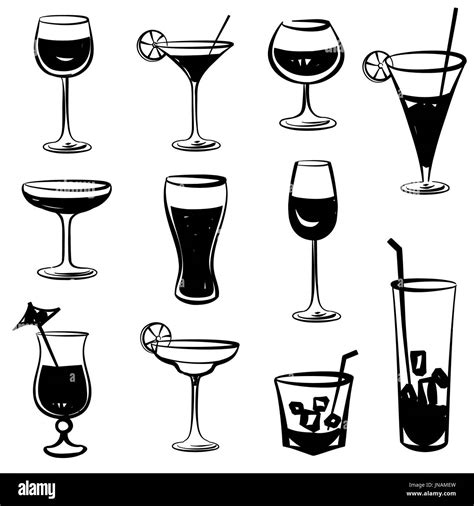 Wine Glass Vector Silhouette