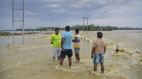 In Photos Assam Grim With Floods After Cyclone Remal