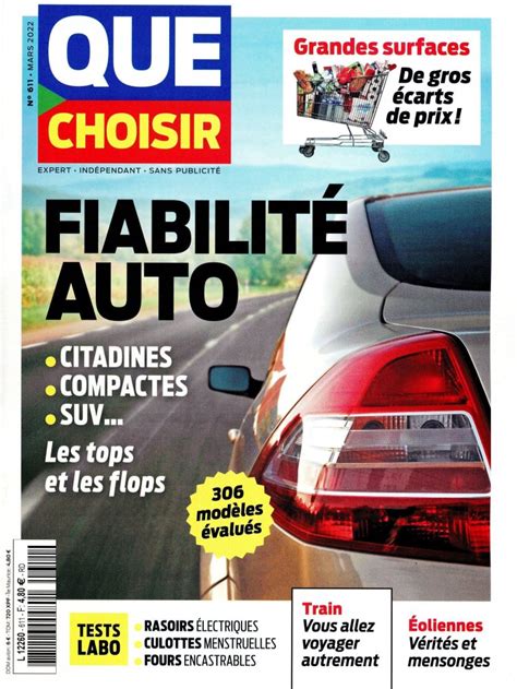 Que Choisir N 611 Abonnement Que Choisir Abonnement Magazine Par