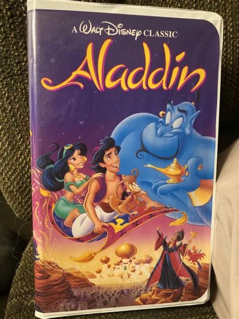 BANDE VHS WALT Disney S ALADDIN Diamant Noir Edition 1662 Classique