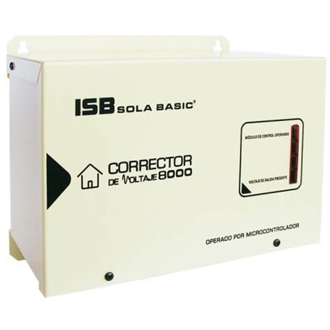 Regulador Industrias Sola Basic Va Corrector Voltaje