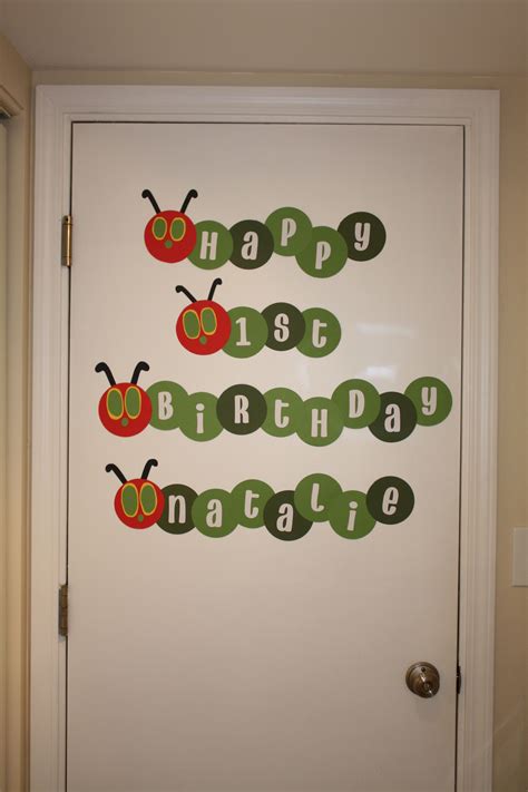 20 Hungry Caterpillar Birthday Banner