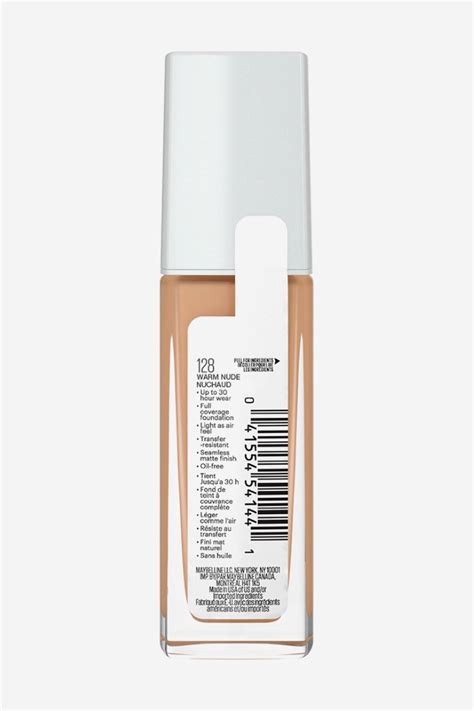 Base Líquida Superstay Full Coverage Maybelline Warm Nude Deprati