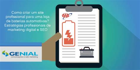 Site Profissional Para Uma Loja De Baterias Automotivas