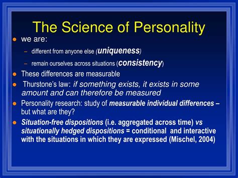 Ppt The Role Of Personality In Sport Conceptual And Methodological