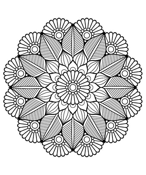 Pin By Oria Vito On Disegni Da Colorare Easy Mandala Drawing Simple