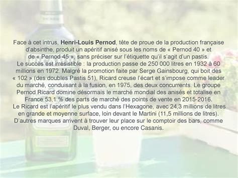 Le Pastis Élixir Provencal ppt télécharger