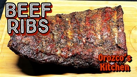 How To Make Juicy Smoked Beef Ribs On A Pellet Smoker Youtube