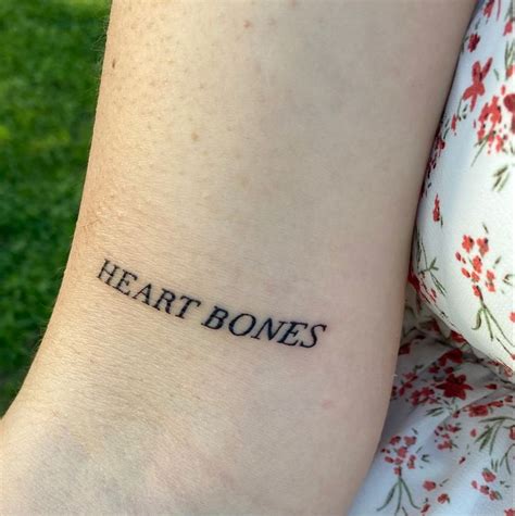 Colleen Hoover Heart Bones Tattoo Bone Tattoos Tattoos Tattoo Quotes