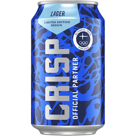 Crisp Lager Alkoholiton Olut Ml