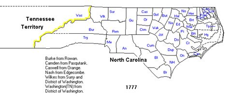 Tennessee North Carolina Border Map - 2024 Schedule 1