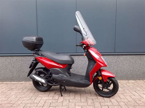 VERKOCHT SYM Orbit II Rood 25 Km H 2015 JdKMotoren Nl