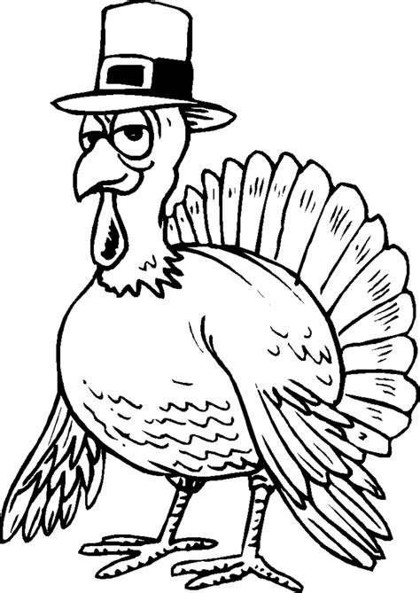 Coloring Pages Of Thanksgiving Turkey